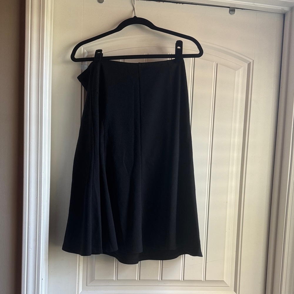 Christopher & Banks Elegant Black A-Line Skirt